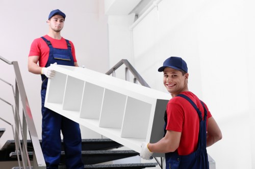 Professional man and van service loading a van in Prattsbottom