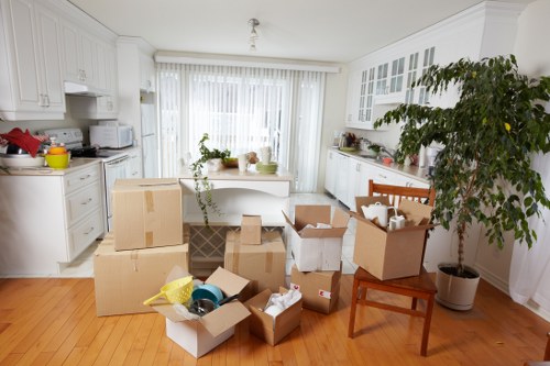 Efficient movers handling furniture for storage in Prattsbottom